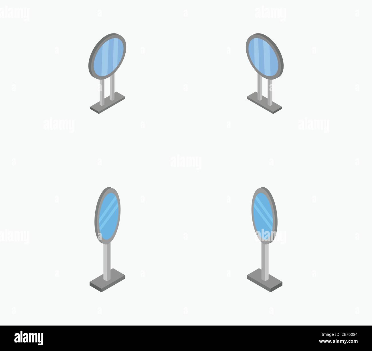 mirror icon illustrated in vector on white background Stock Vector ...
