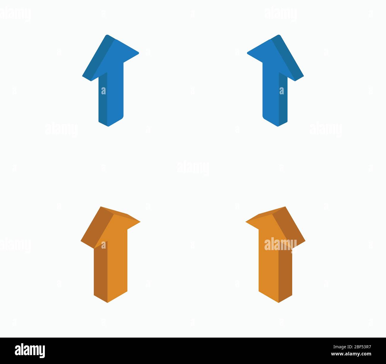 arrow icon illustrated in vector on white background Stock Vector Image ...