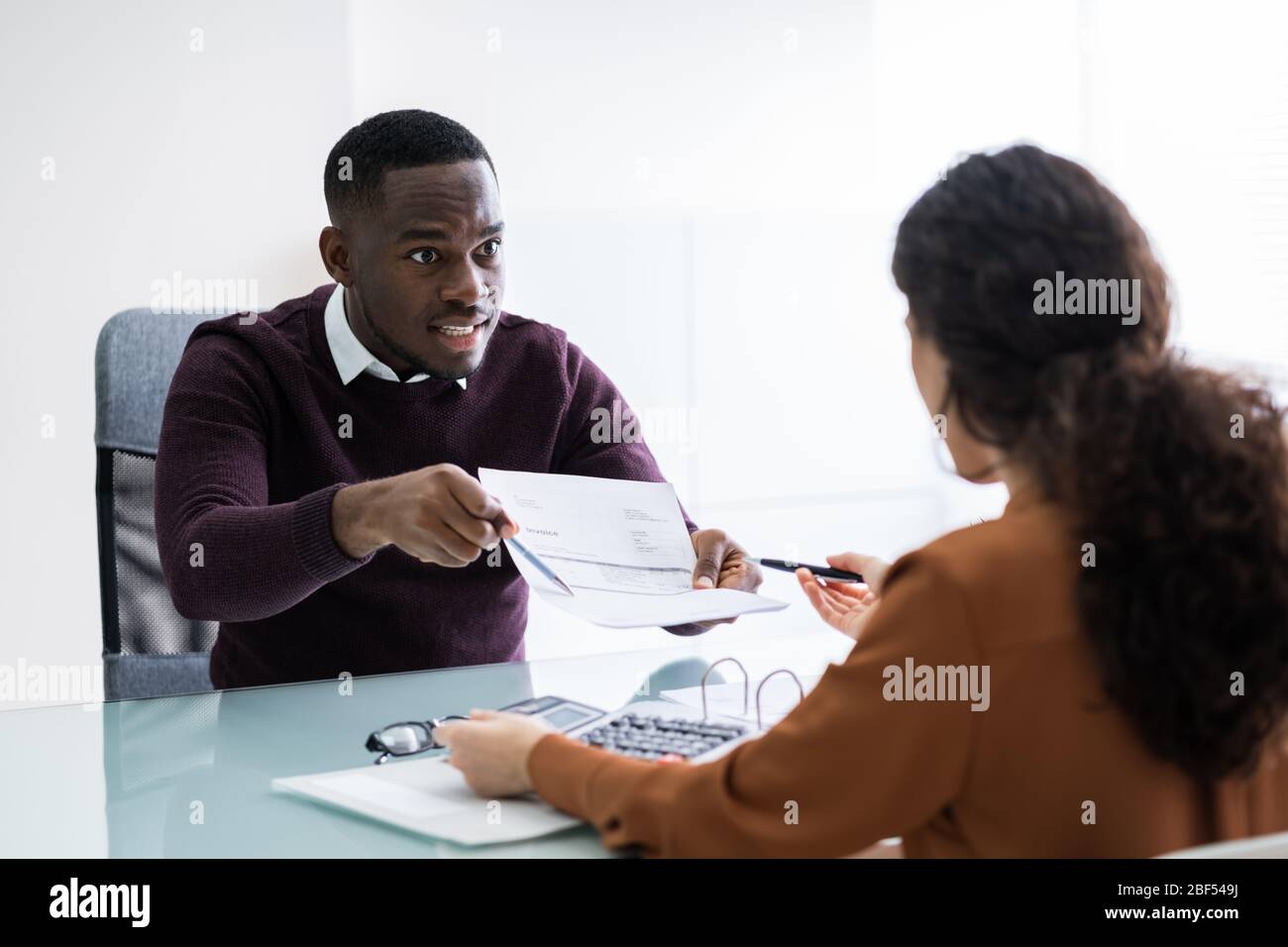 Close up businessman showing hi-res stock photography and images - Alamy