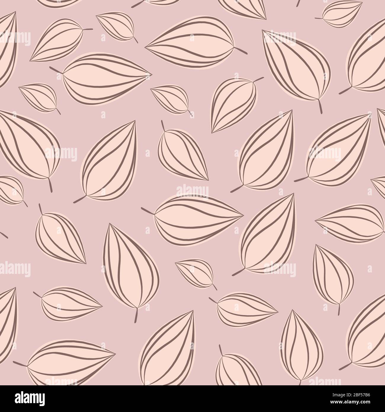 Seamless pattern background with autumn leaves. illustration Stock ...