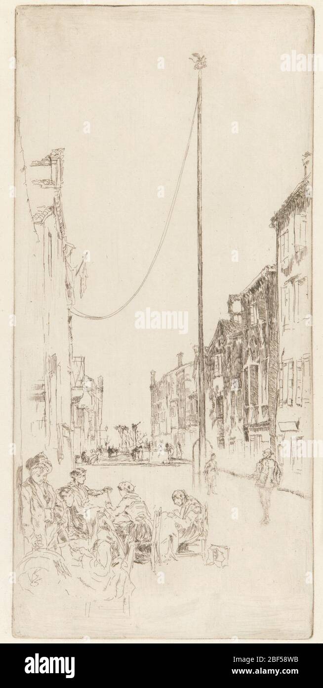 The Mast. Frederick Keppel and Co Stock Photo Alamy