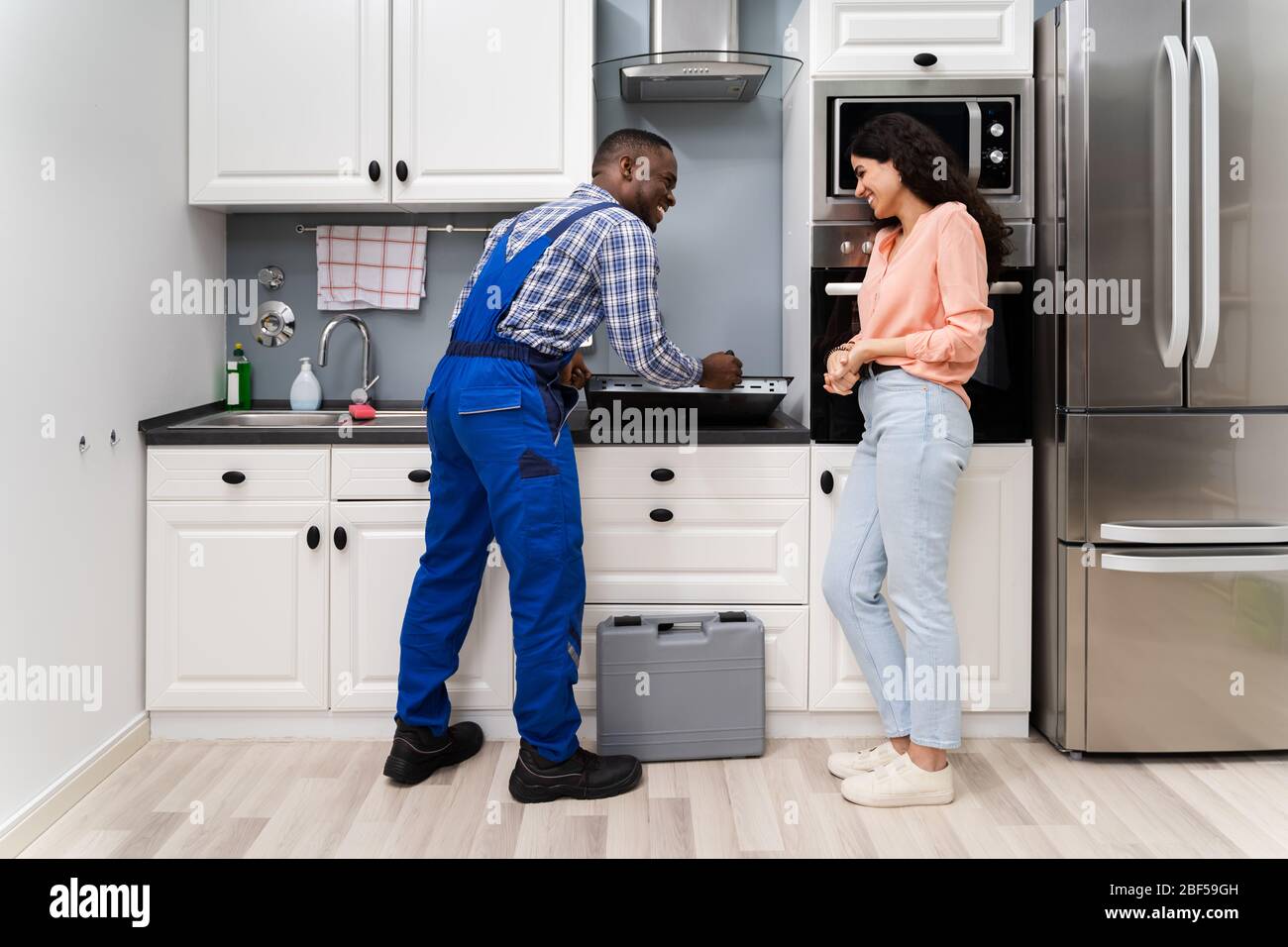 Induction hob kitchen hires stock photography and images Alamy
