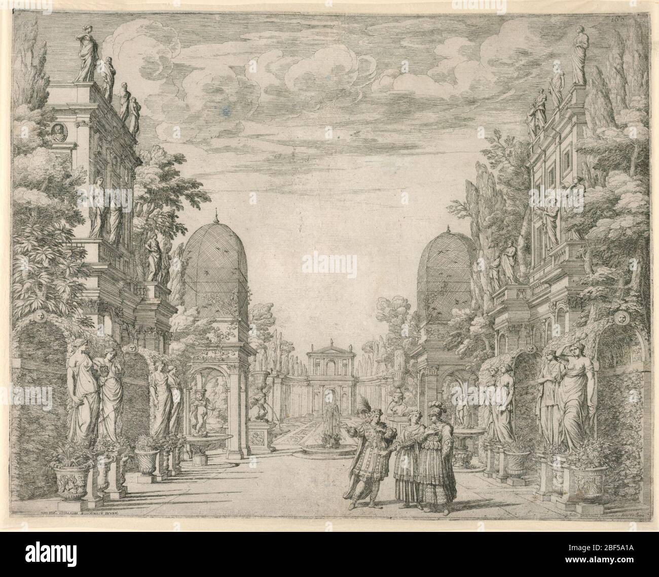 Stage design for a baroque opera hi-res stock photography and images - Alamy, image size:1300x1138