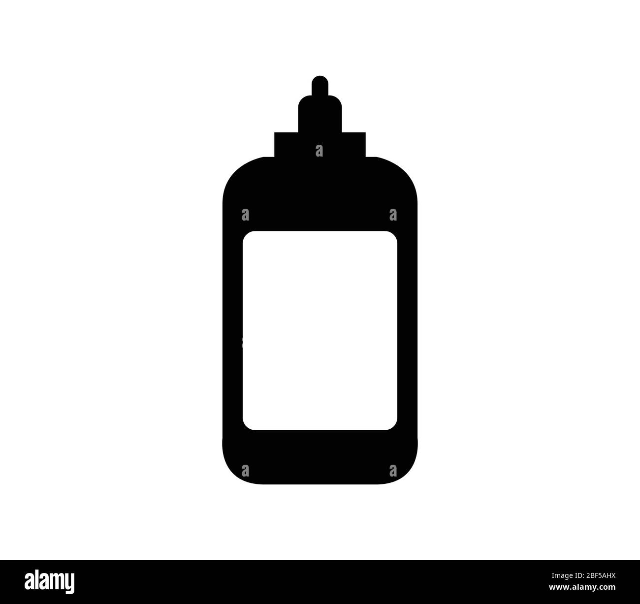 glue icon illustrated in vector on white background Stock Vector