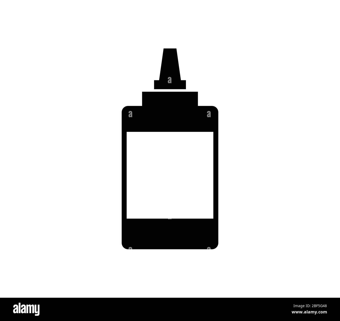 glue icon illustrated in vector on white background Stock Vector