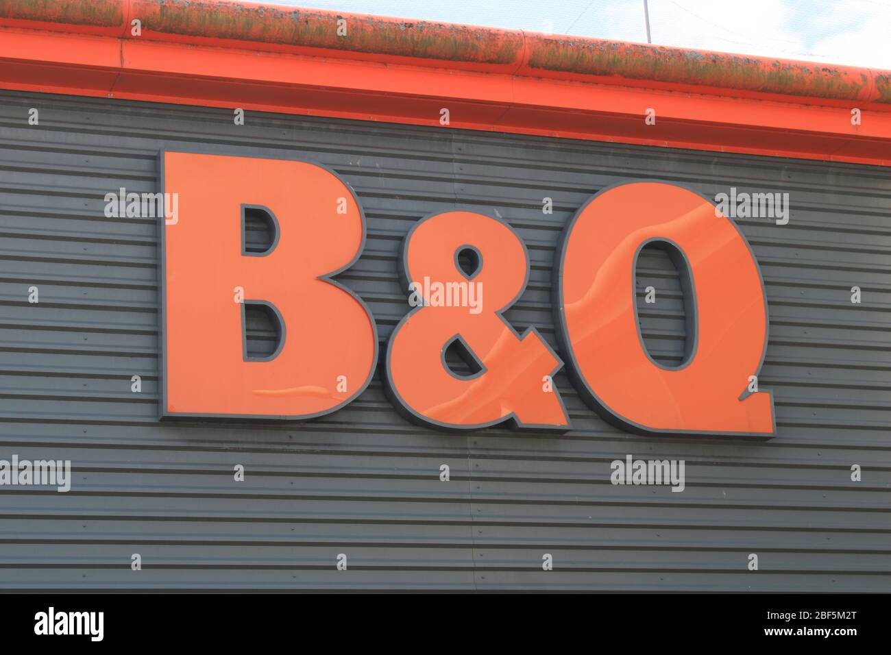 UK, BarrowInFurness, B&Q, Empty Car Park, Covid19, spring 2020, B&Q