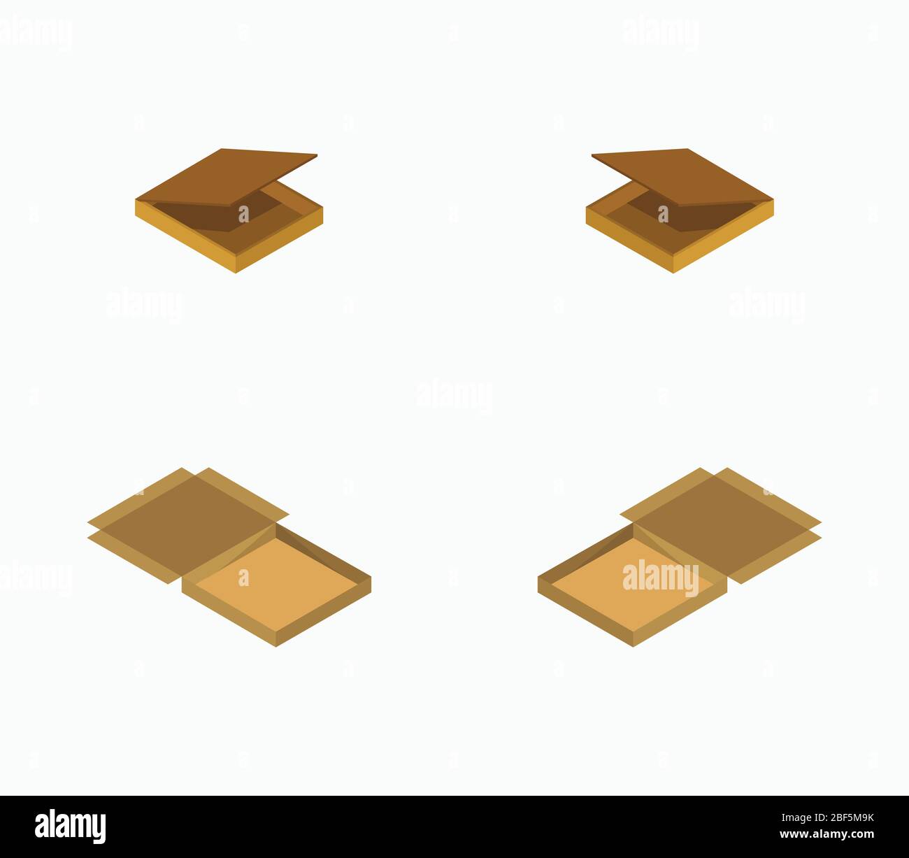 pizza box icon illustrated in vector on white background Stock Vector