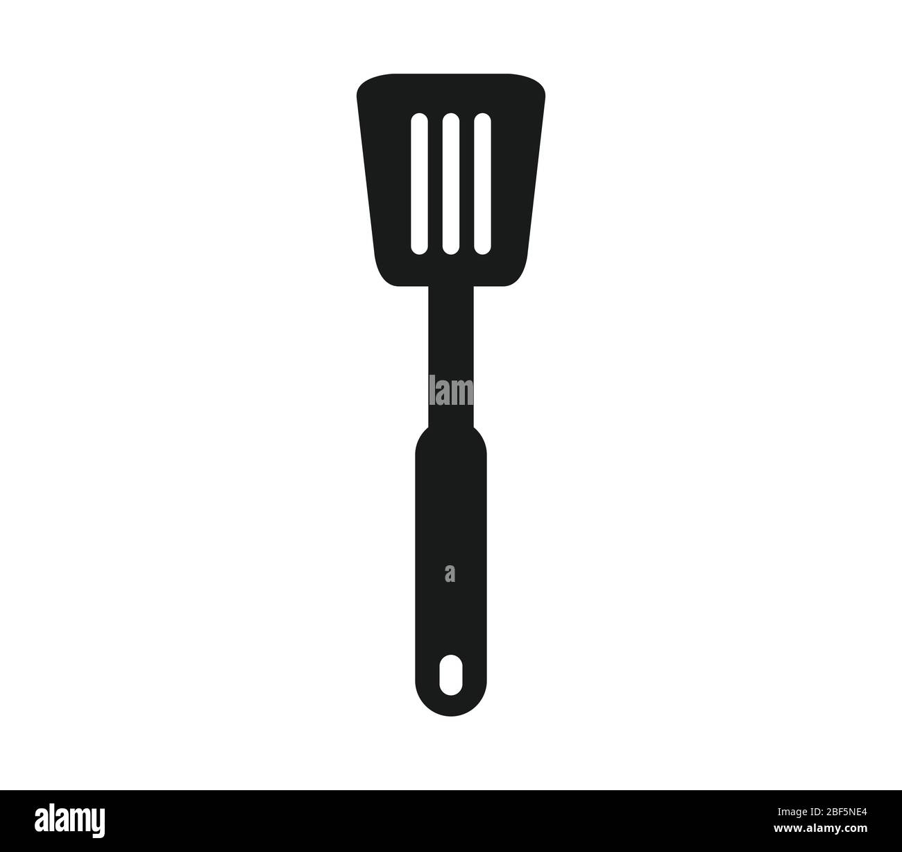 spatula icon illustrated in vector on white background Stock Vector