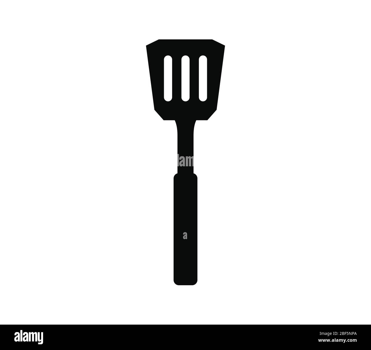 spatula icon illustrated in vector on white background Stock Vector