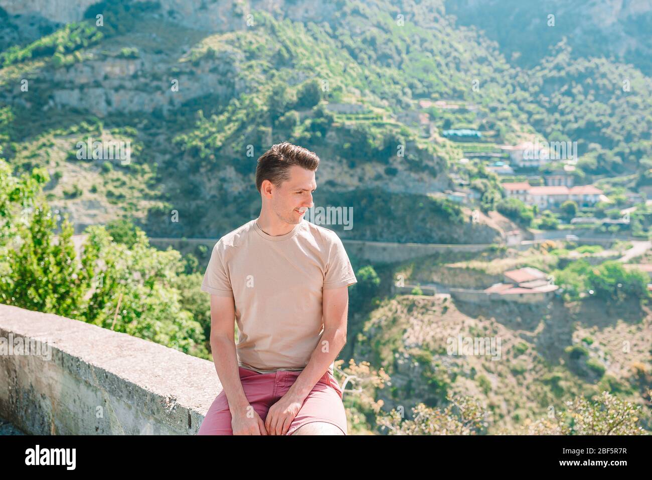Man holiday village guide hi-res stock photography and images - Alamy