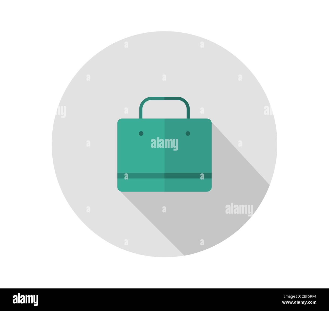 shopping bag icon illustrated in vector on white background Stock ...