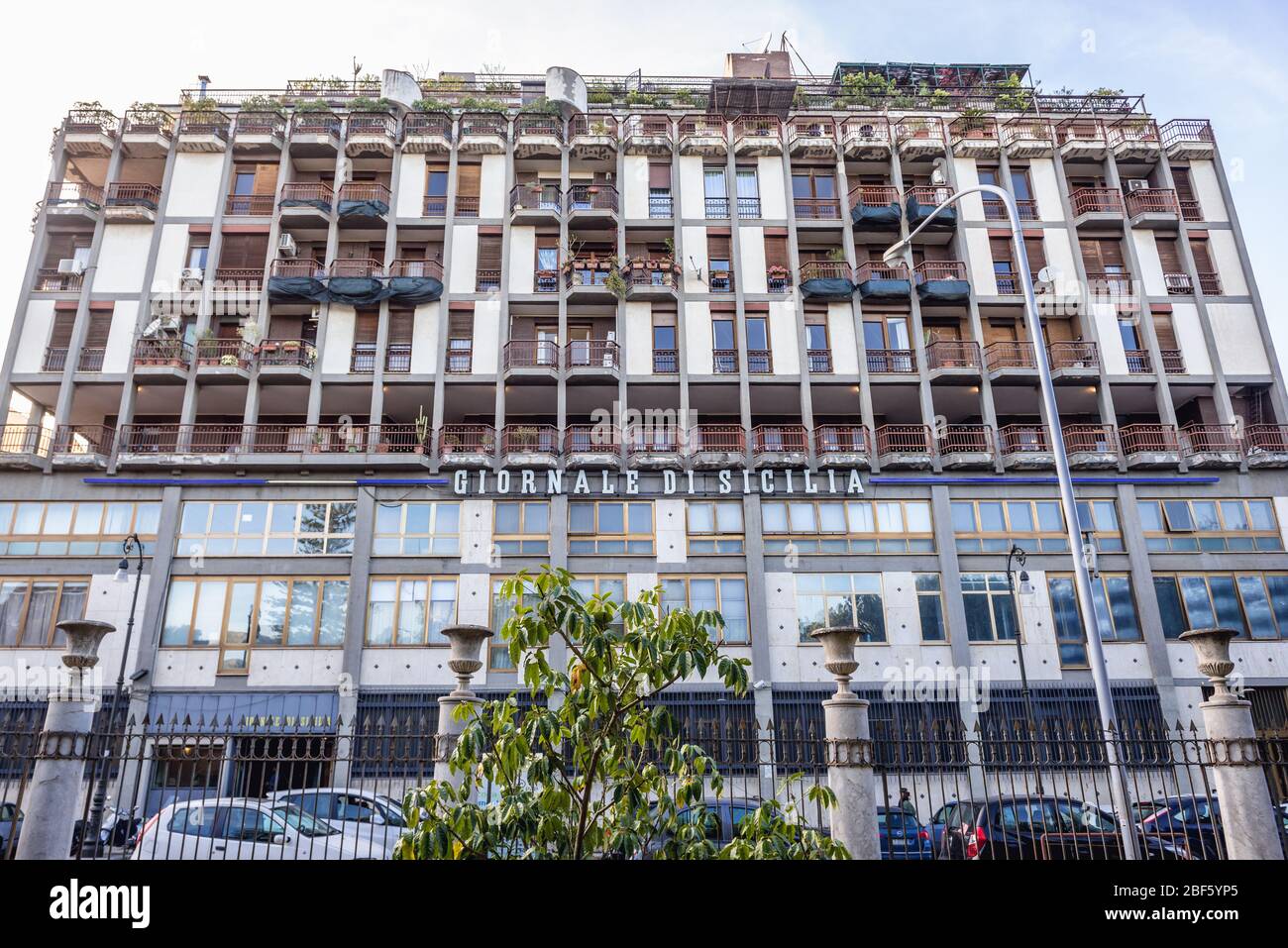 Giornale di Sicilia office building on Via Lincoln in Palermo city of  Southern Italy, the capital of autonomous region of Sicily Stock Photo -  Alamy