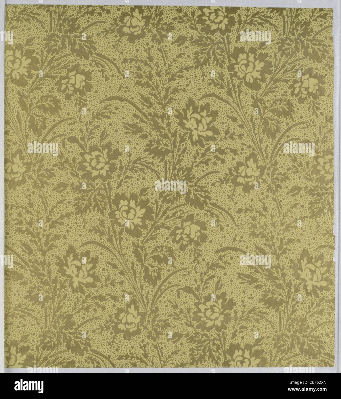 Sidewall Aesthetic All Over Pattern With Stylized Bunches Of Peony Flowers Single Motif Diamond Shaped Repeat