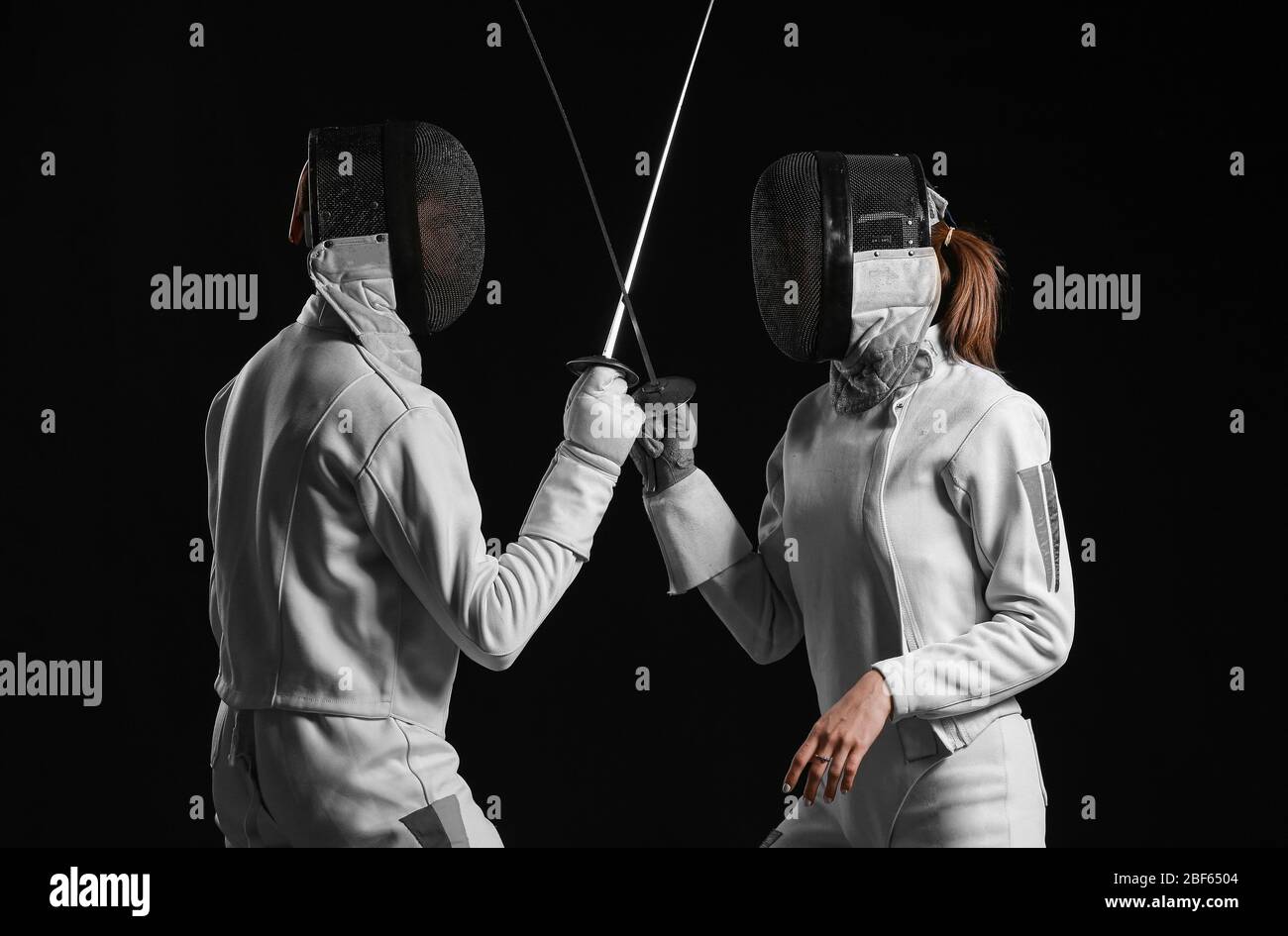 Fencers fencing black hi res stock photography and images Alamy Fencers fencing black hi res stock photography and images Alamy