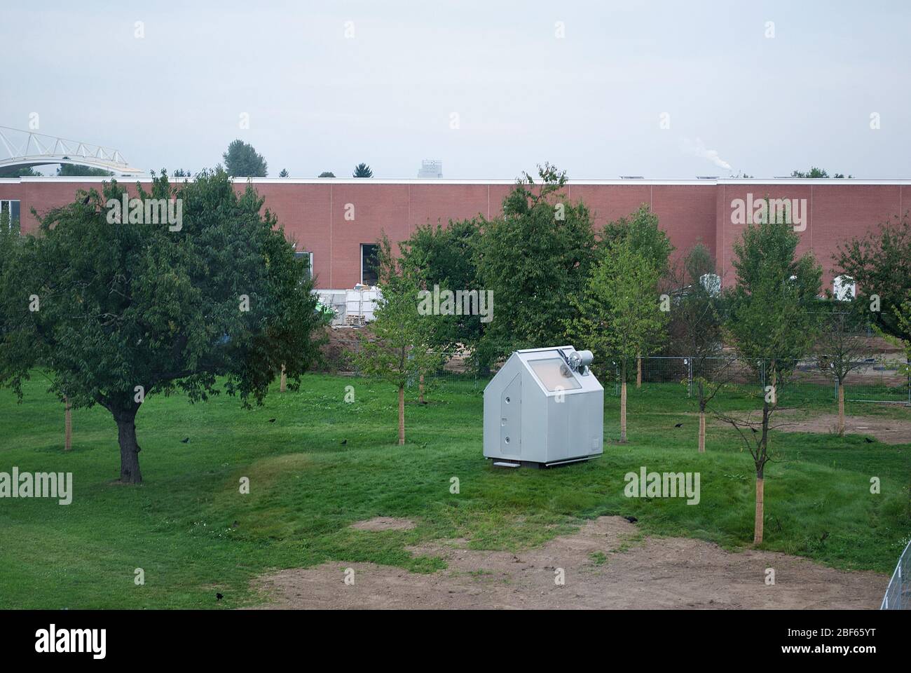 Diogene Retreat Cabin Hut House Vitra Campus by Renzo Piano Building Workshop Stock Photo