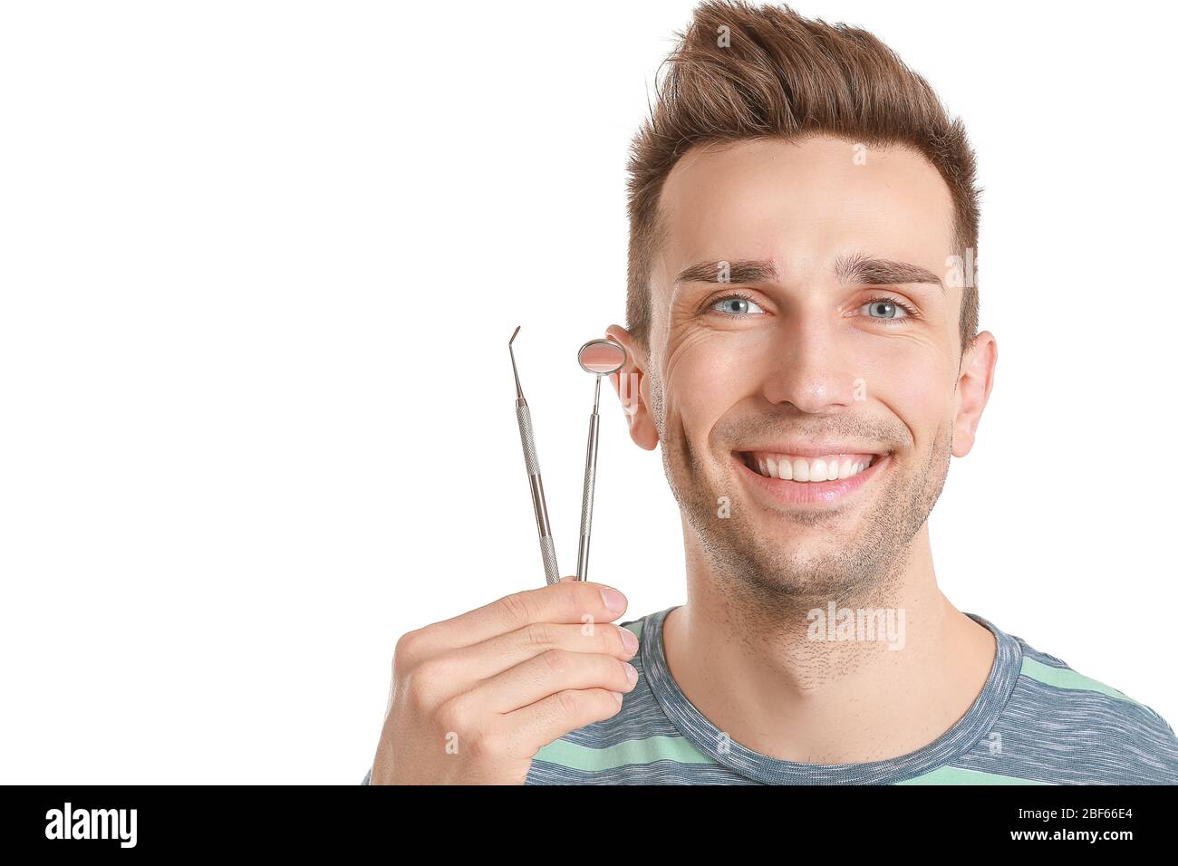 Handsome young man tools hi-res stock photography and images - Alamy