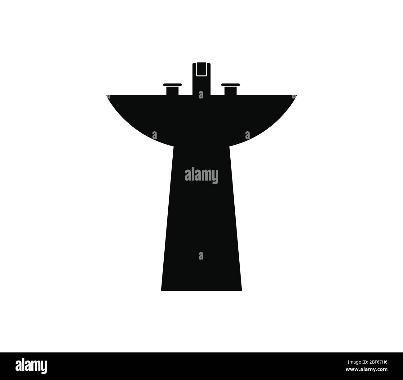 sink icon illustrated in vector on white background Stock Vector Image ...