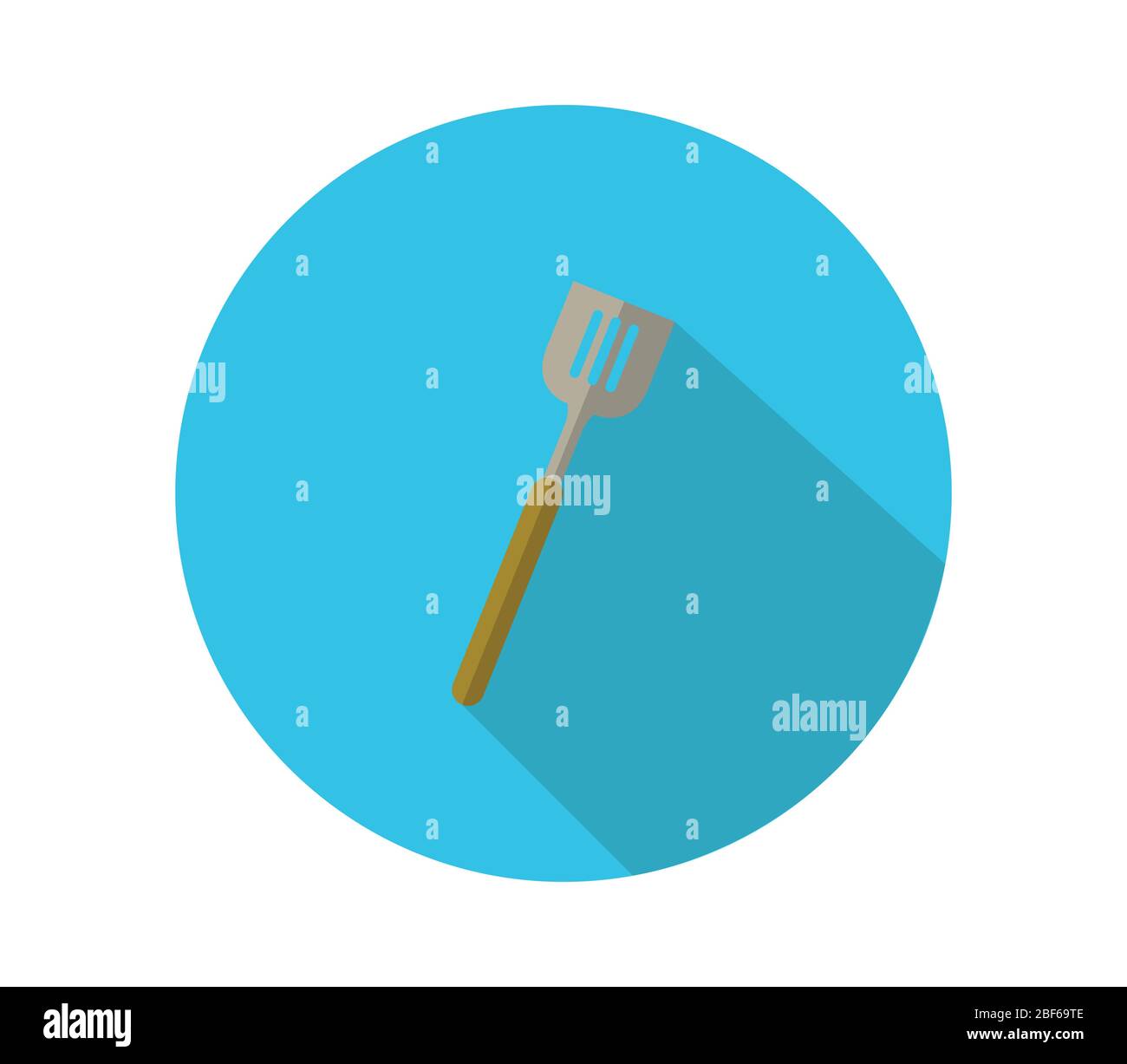 spatula icon illustrated in vector on white background Stock Vector