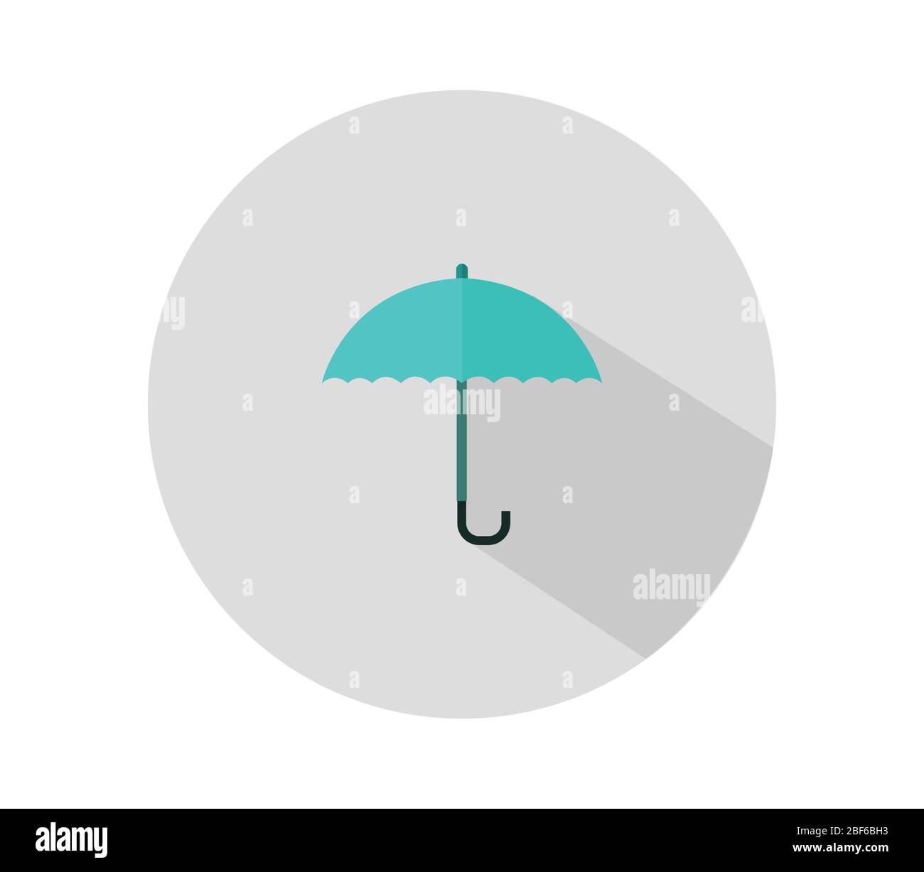 umbrella icon illustrated in vector on white background Stock Vector ...