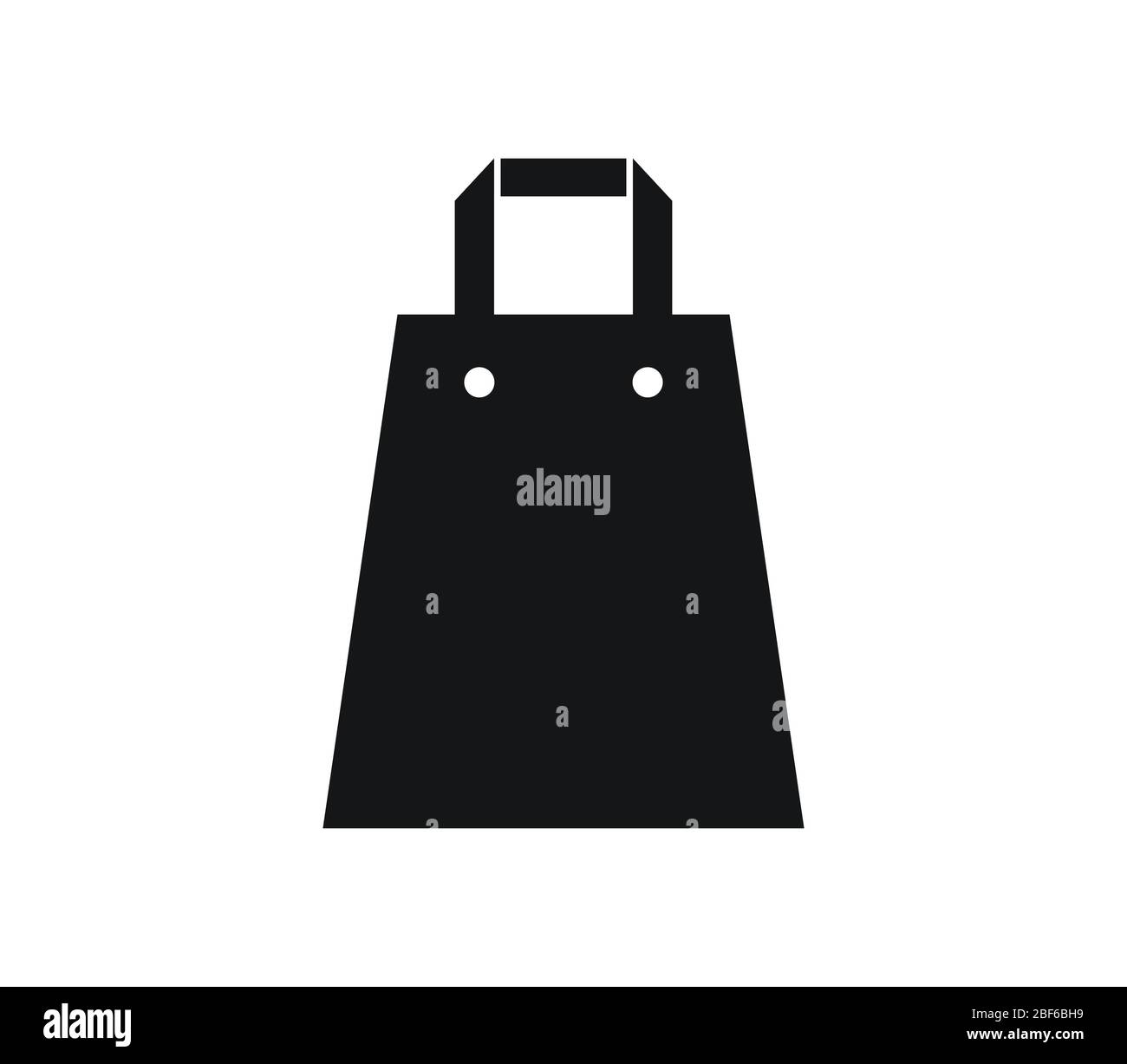 shopping bag icon illustrated in vector on white background Stock ...