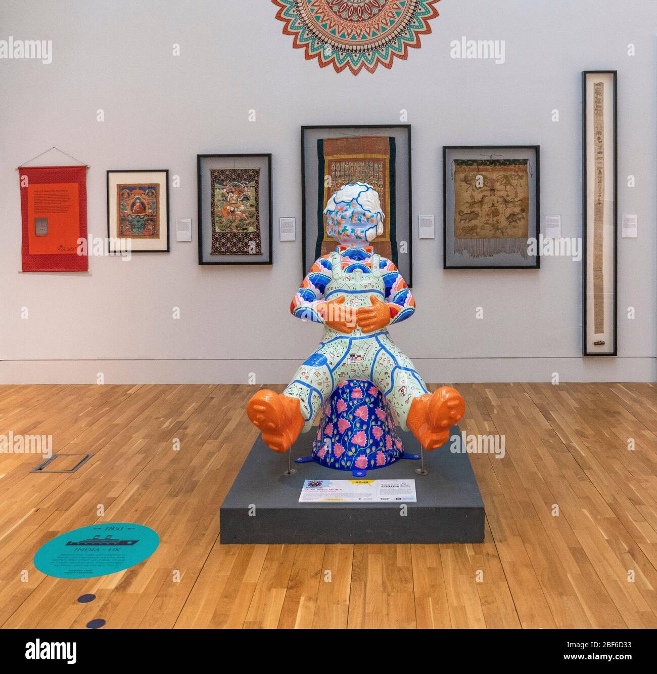 McManus Museum, interior with Oor Wullie installation Dundee Stock Photo Alamy