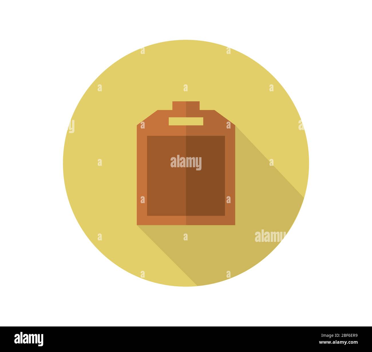 cutting board icon illustrated in vector on white background Stock Vector