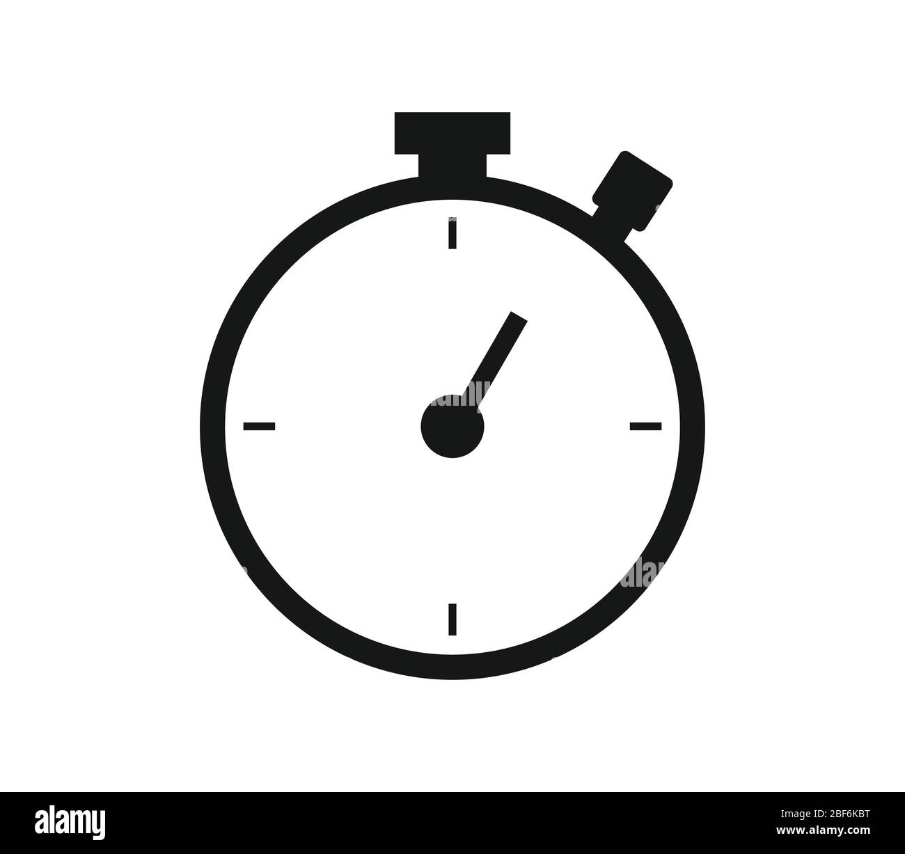 stopwatch icon illustrated in vector on white background Stock Vector ...