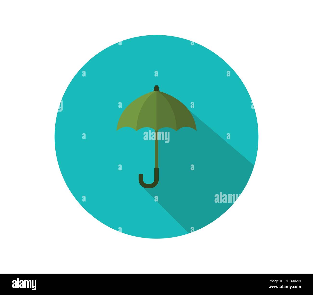umbrella icon illustrated in vector on white background Stock Vector ...