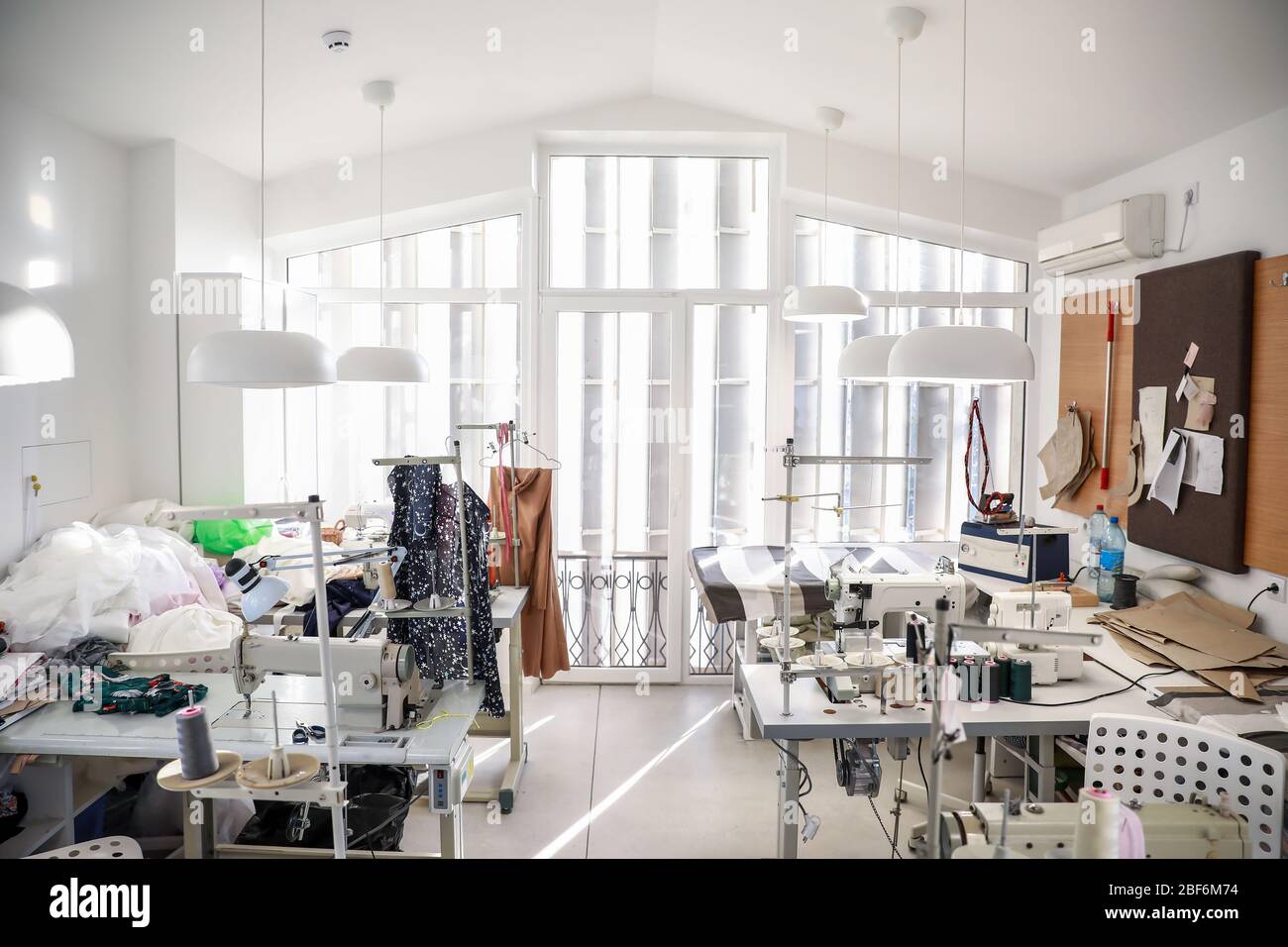 Interior of modern tailor Stock Photo Alamy