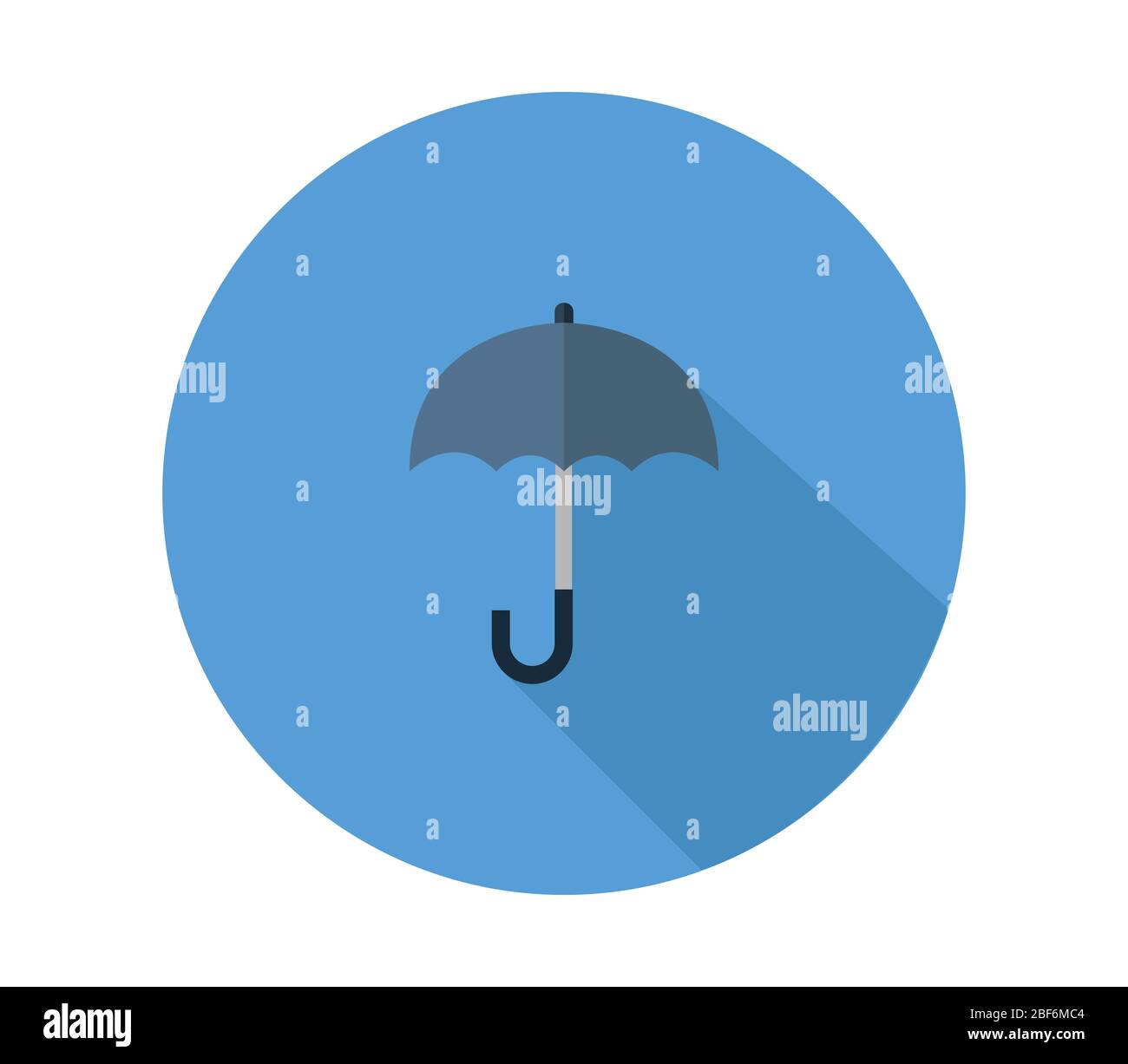 umbrella icon illustrated in vector on white background Stock Vector ...