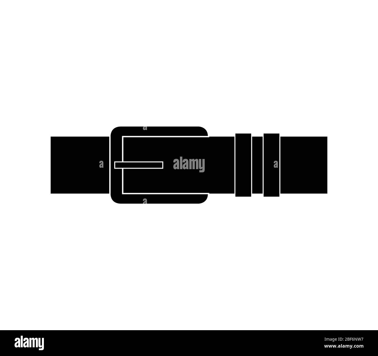 belt icon illustrated in vector on white background Stock Vector Image ...