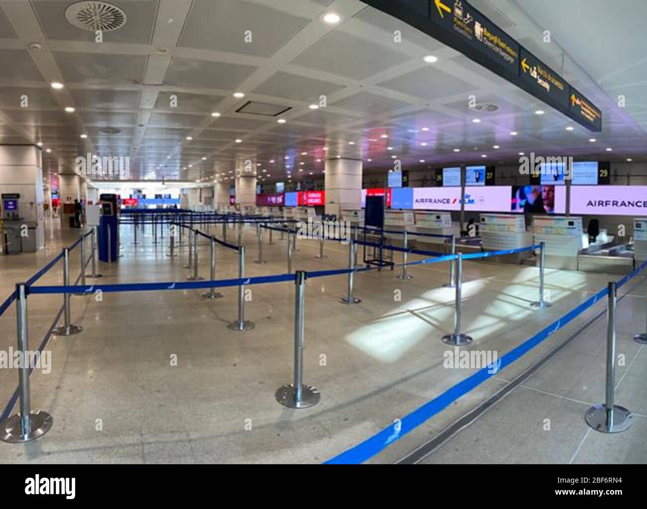 04/03/2020 Tessera (VE) Italy Venice Airport - Marco Polo Airport Tessera  Many flights have been canceled due to the coronavirus because the Marco  Polo airport is practically empty. Cities in Italy are