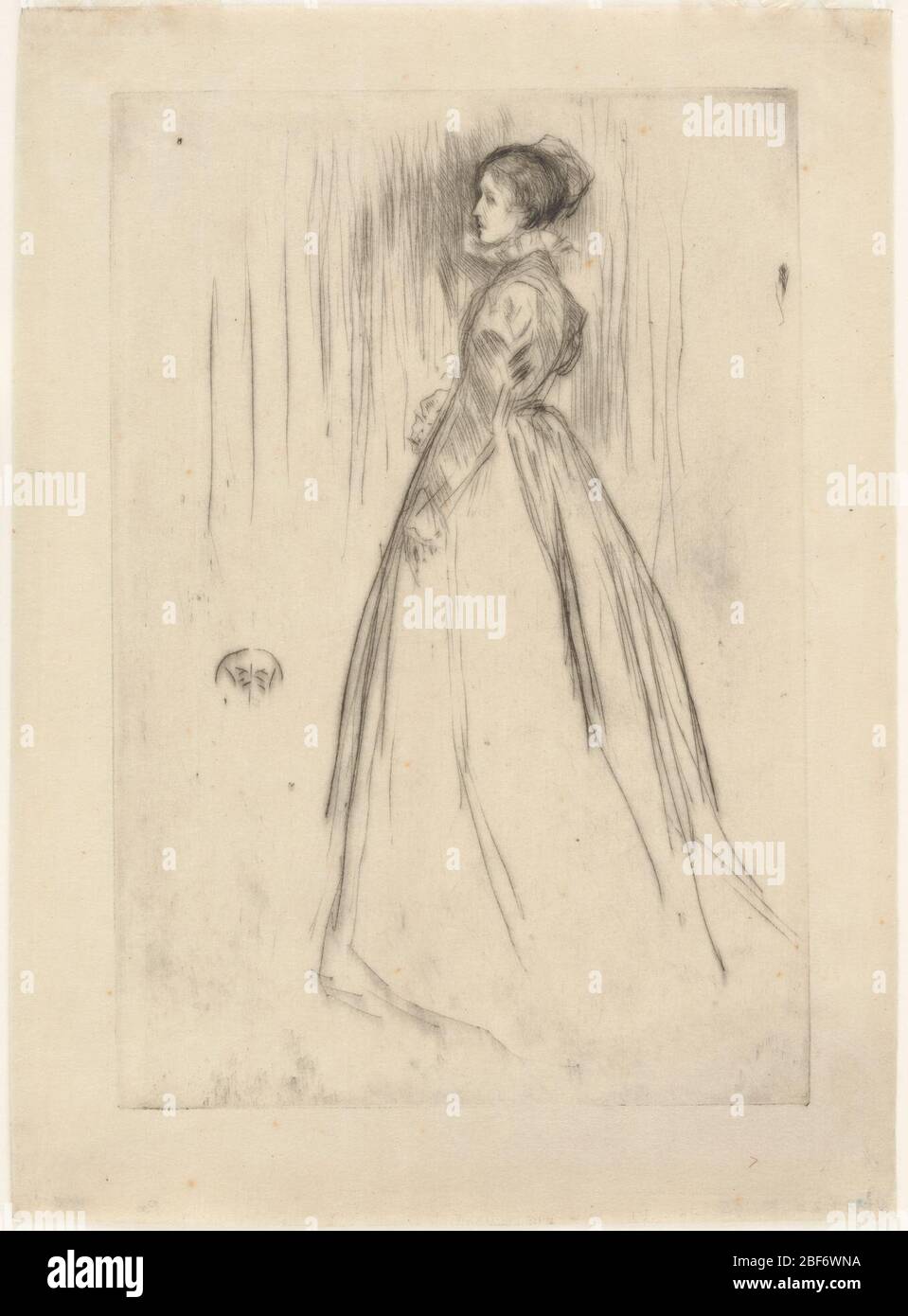 The Velvet Dress Mrs Leyland. Frederick Keppel and Co. Charles Lang Freer (18541919)To