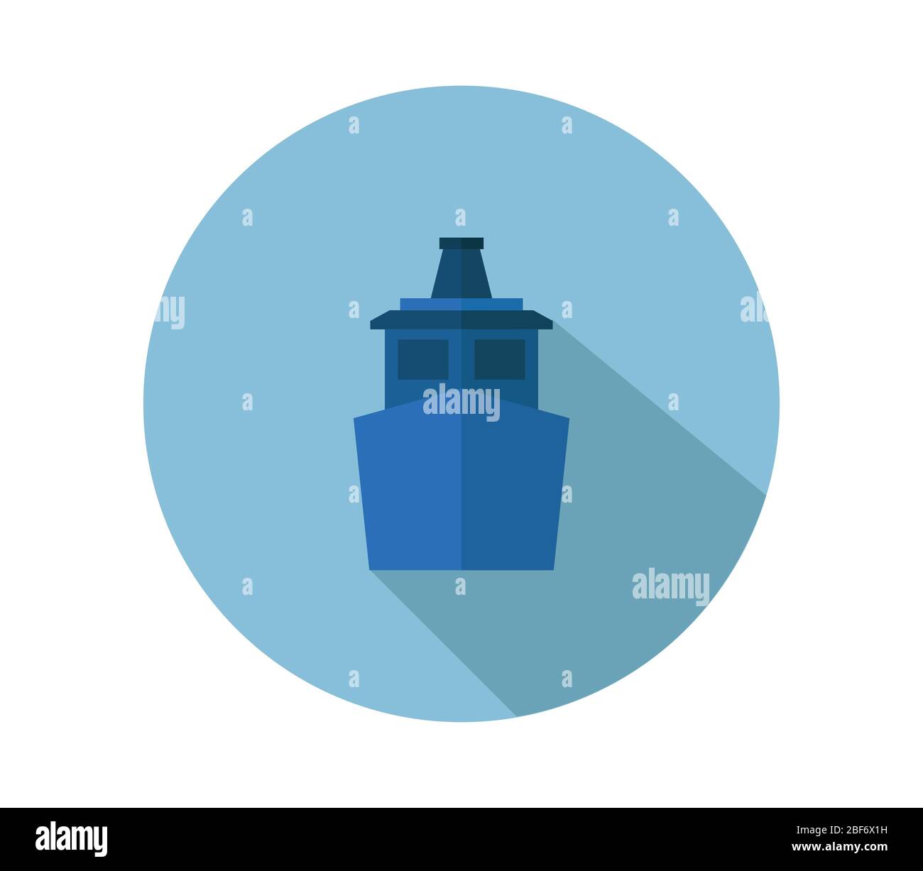 ship icon illustrated in vector on white background Stock Vector Image ...