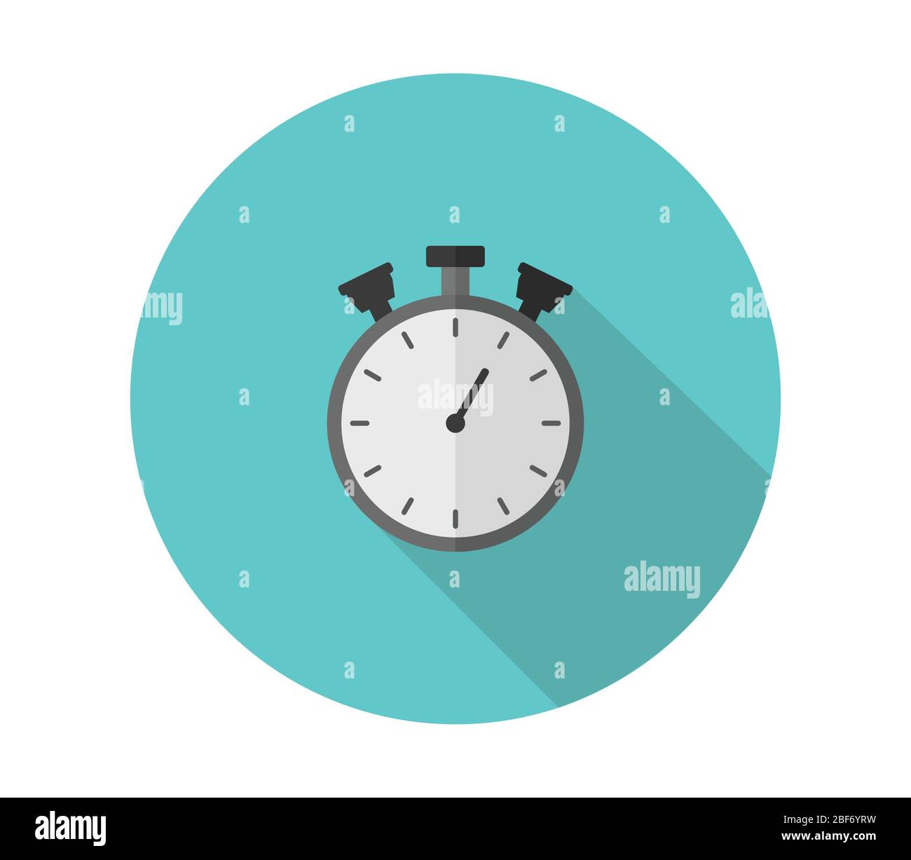 stopwatch icon illustrated in vector on white background Stock Vector ...