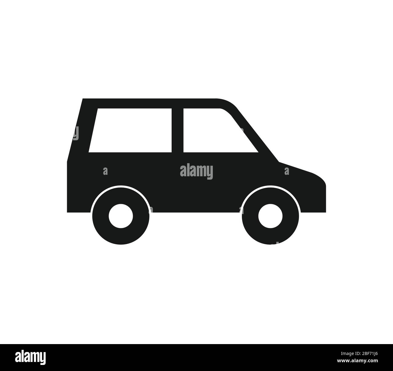 van icon illustrated in vector on white background Stock Vector Image ...