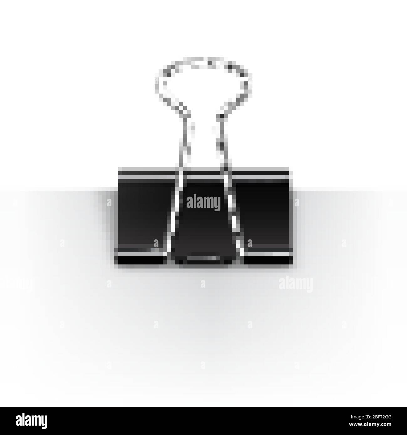 Download Realistic Paper Binder Metal Paper Clip Holder Design Mockup Vector Illustration Stock Vector Image Art Alamy PSD Mockup Templates