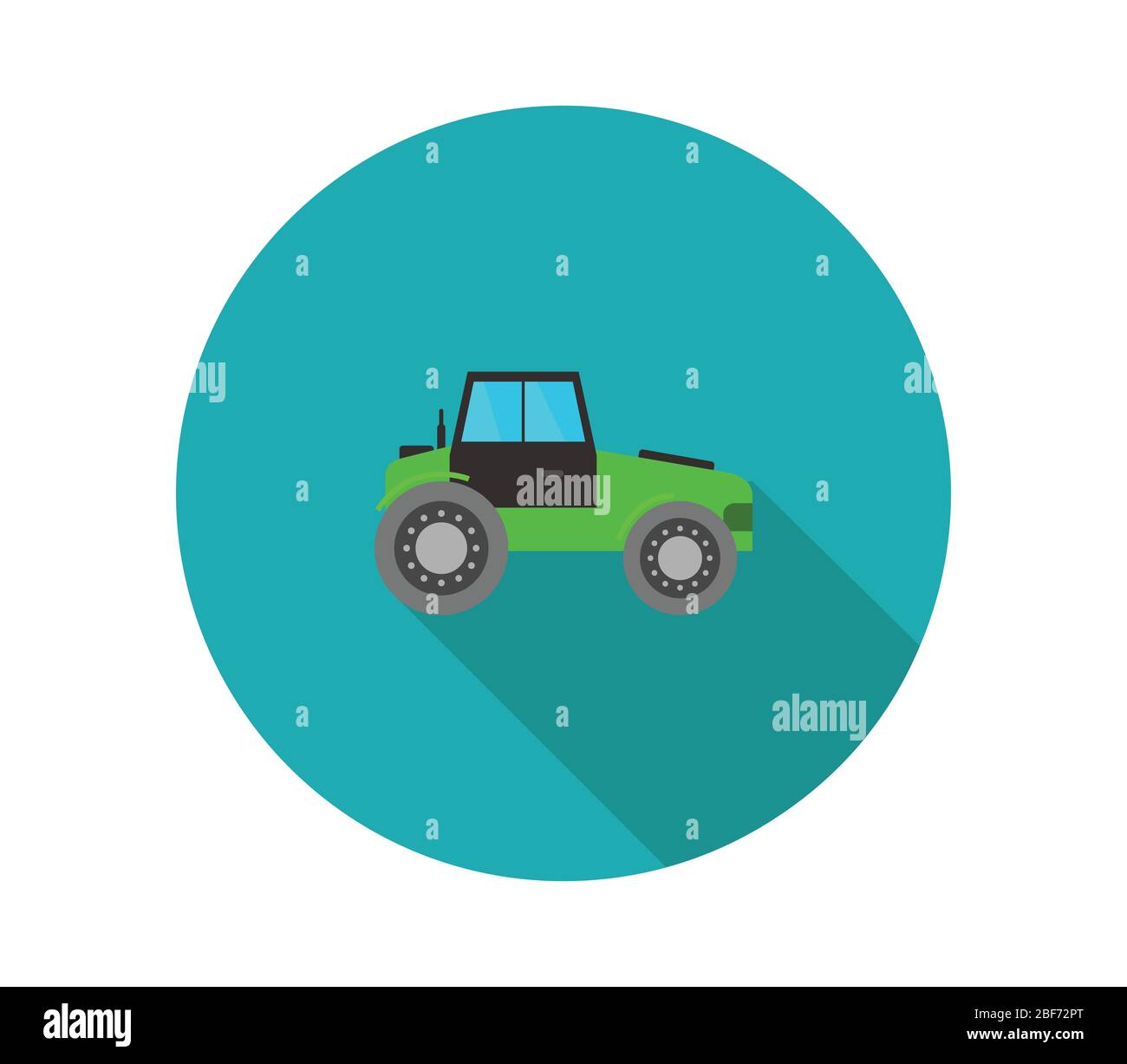 tractor icon illustrated in vector on white background Stock Vector ...