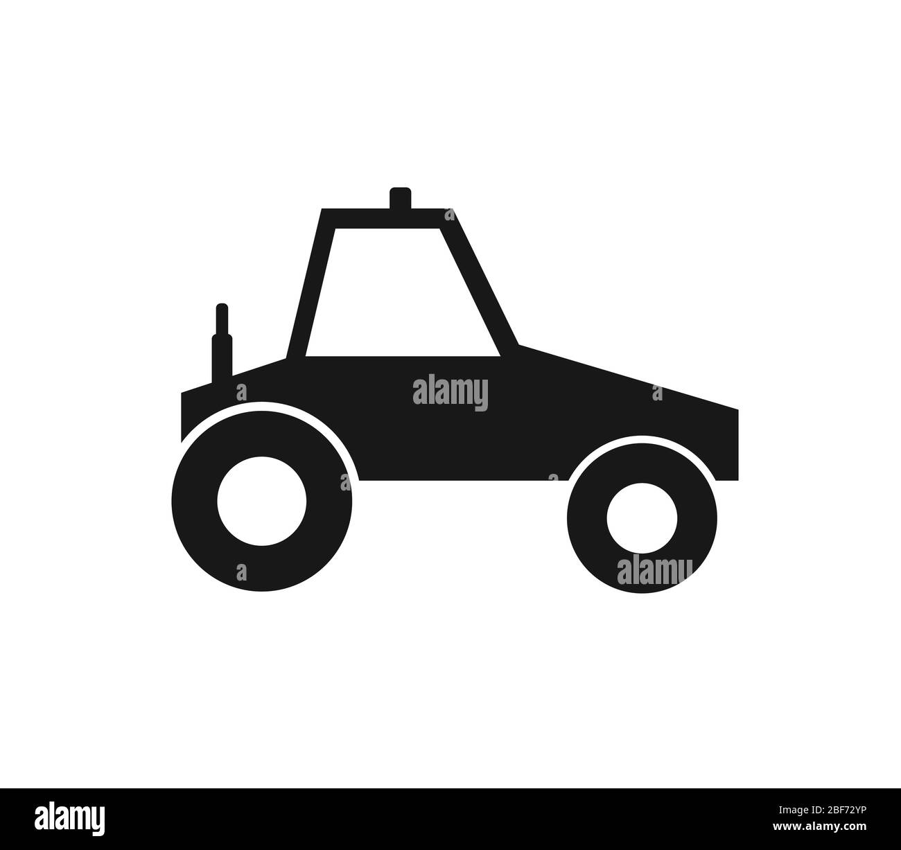 tractor icon illustrated in vector on white background Stock Vector ...