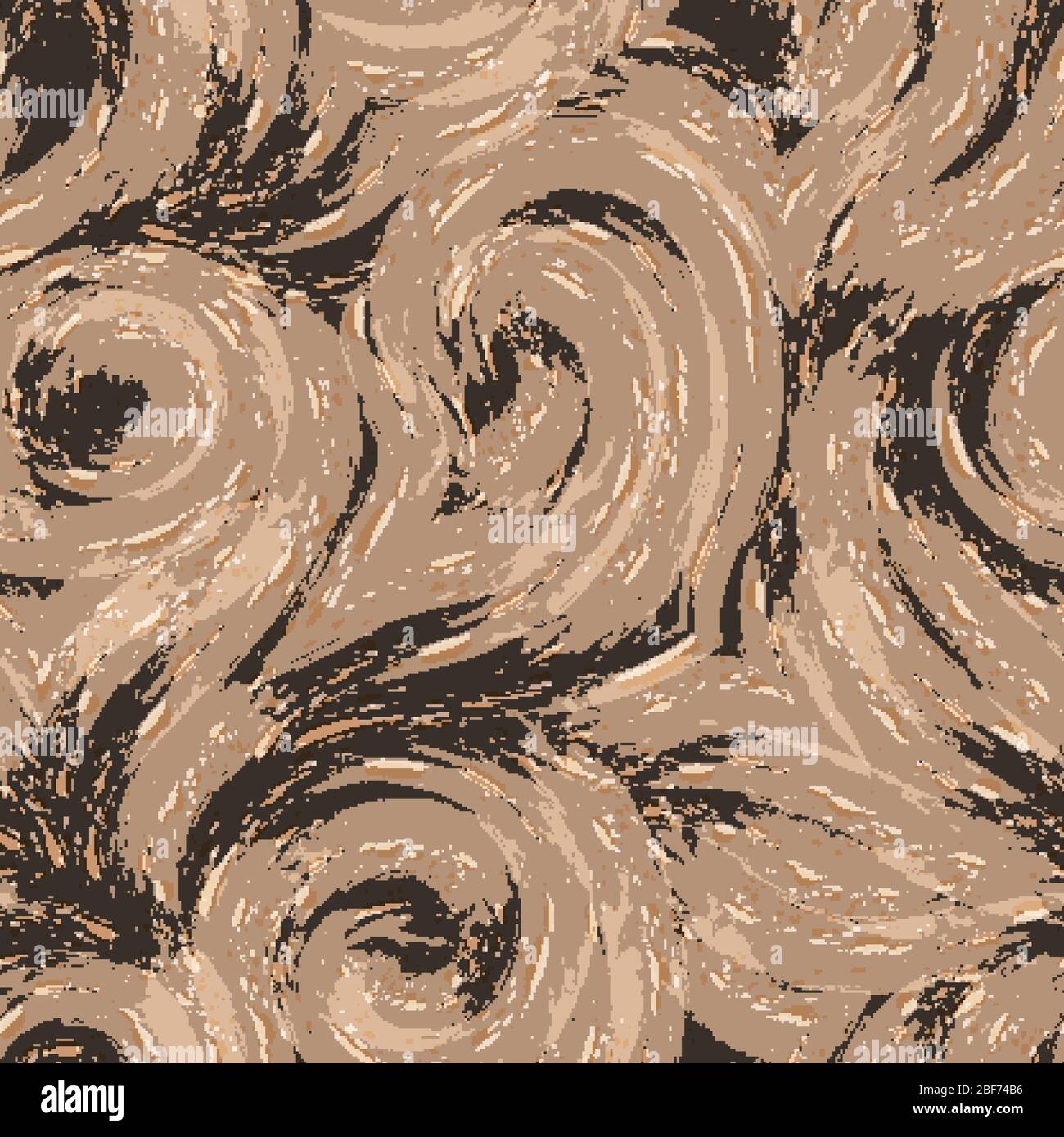 Vector Seamless Texture On A Brown Background With Beige Blots And Light Stains Of Watercolor A Print For Clothes Or Wrapping Paper Wood Fiber In Stock Vector Image Art Alamy