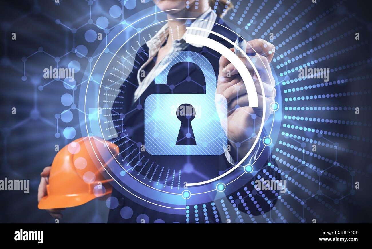 Computer security and information technology Stock Photo Alamy