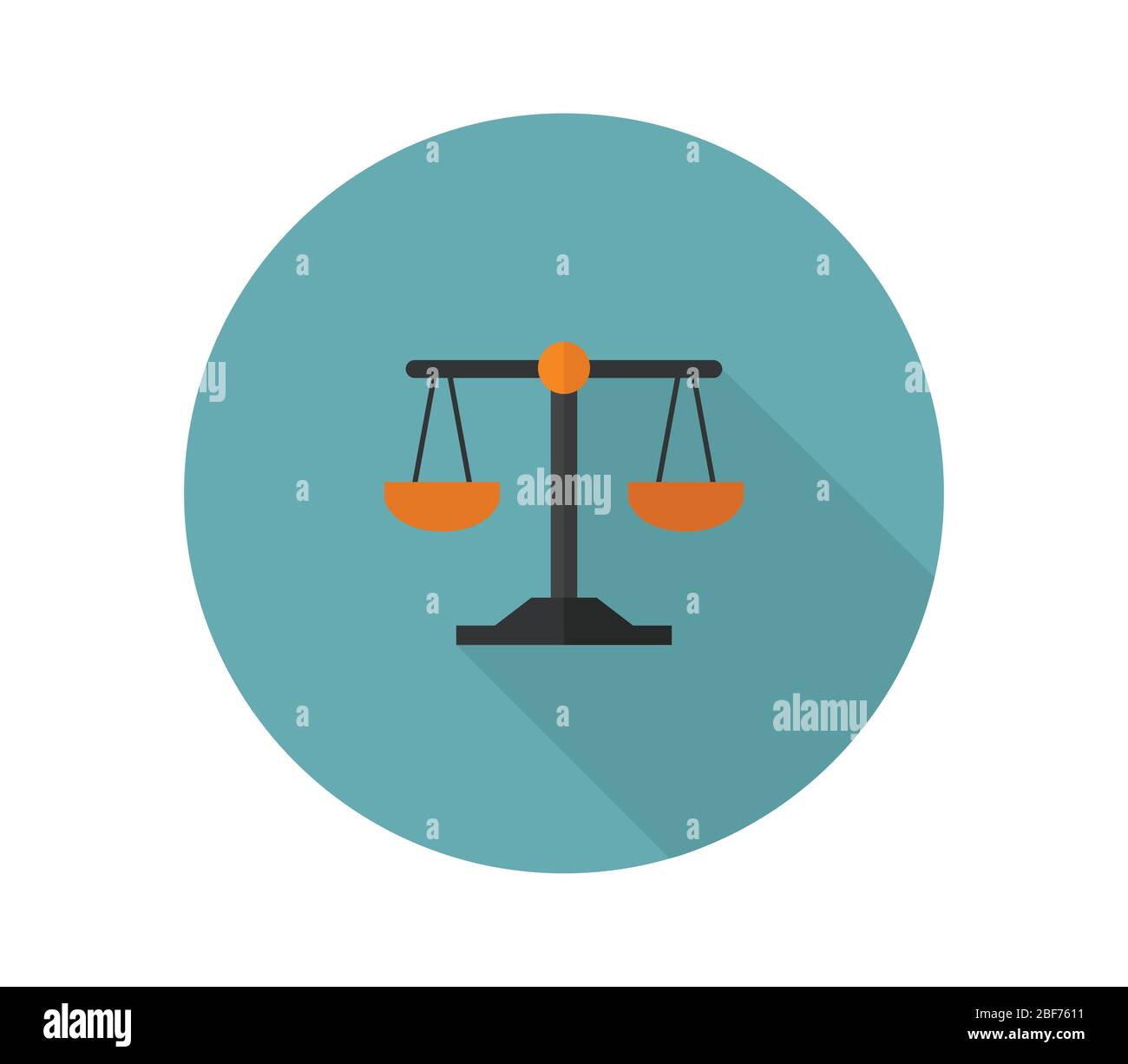 Libra icon illustrated in vector on white background Stock Vector