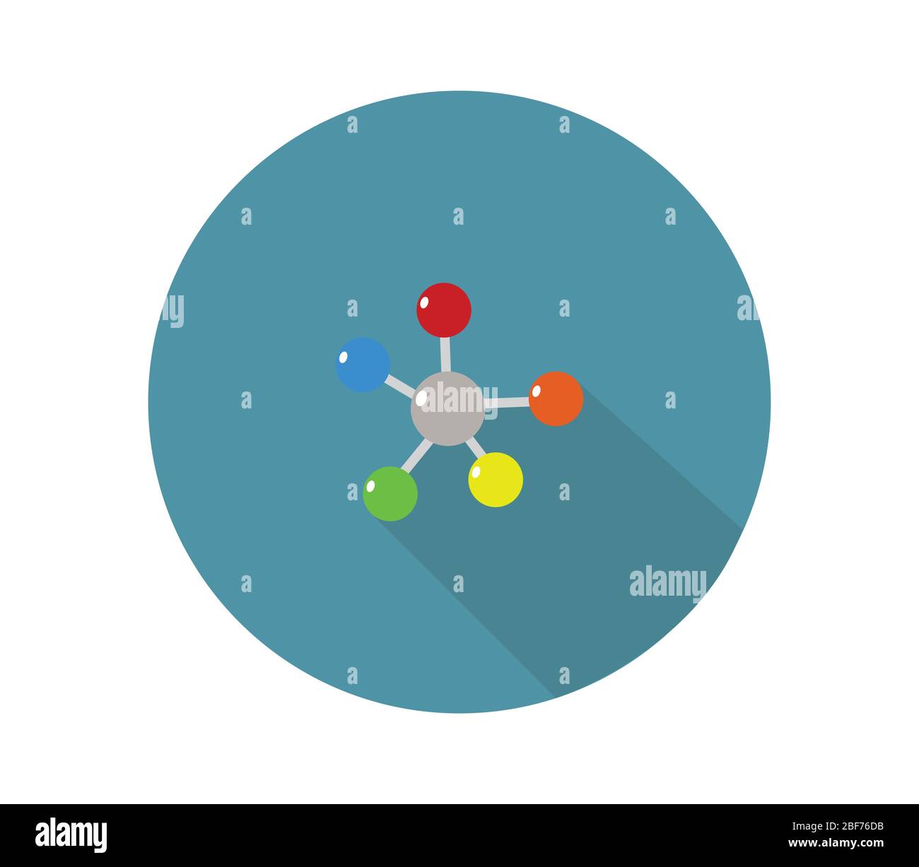 molecule icon illustrated in vector on white background Stock Vector ...
