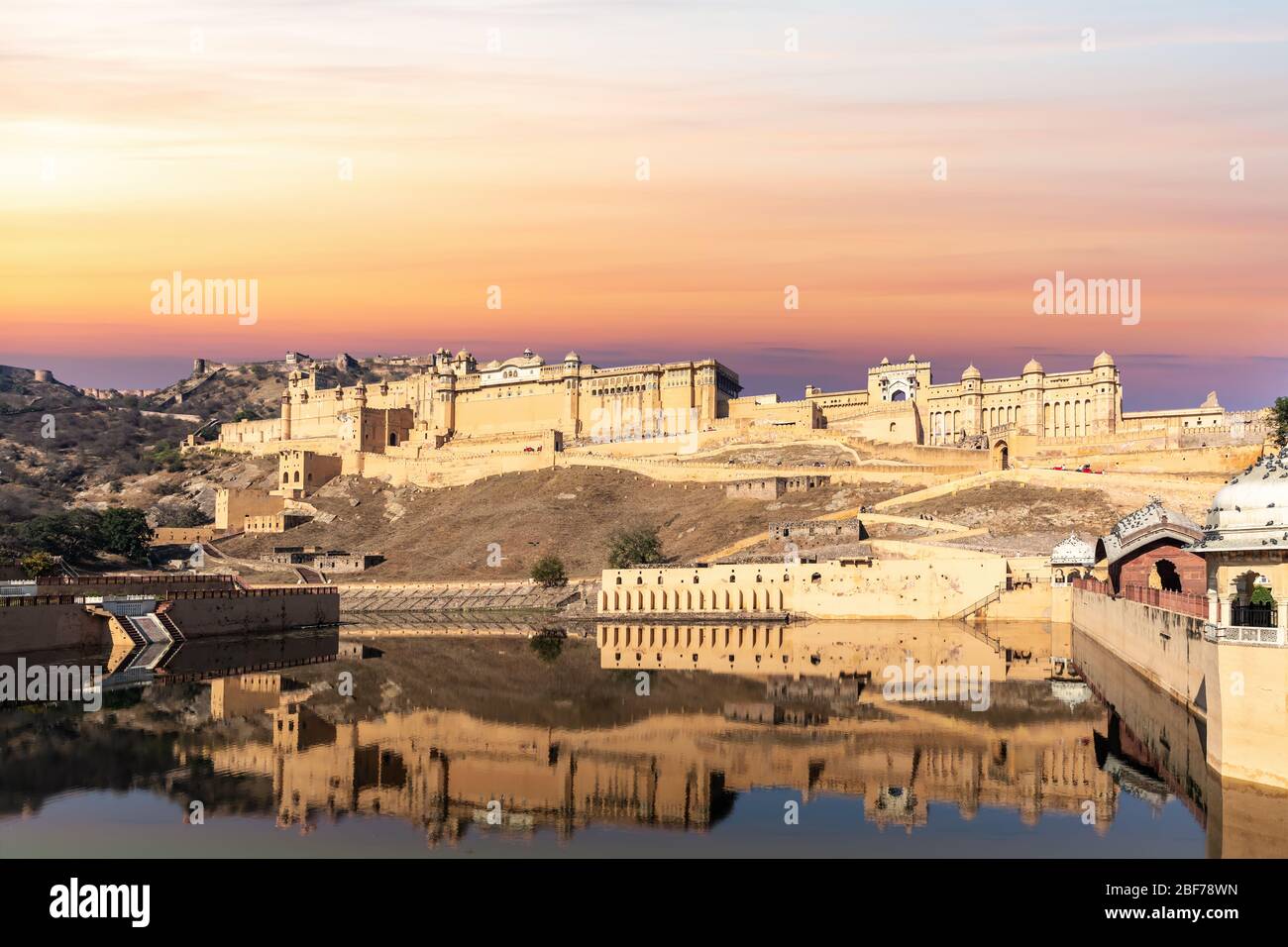 Jaipur amer fort aerial hi-res stock photography and images - Alamy