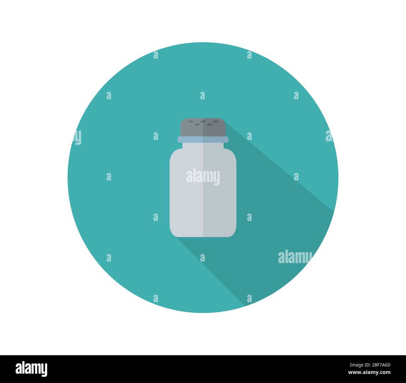 salt icon illustrated in vector on white background Stock Vector Image ...