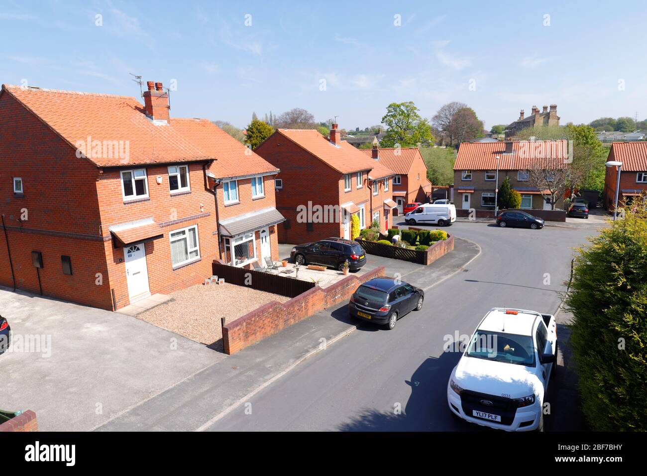 Primrose Hill Gardens on Primsoe Hill Estate in Swillington,Leeds,UK