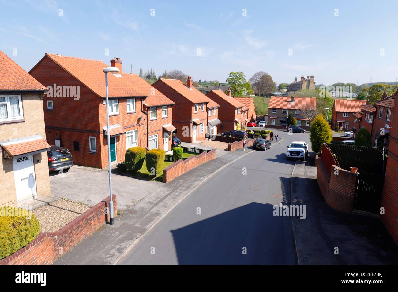 Primrose Hill Gardens in Swillington,Leeds Stock Photo Alamy
