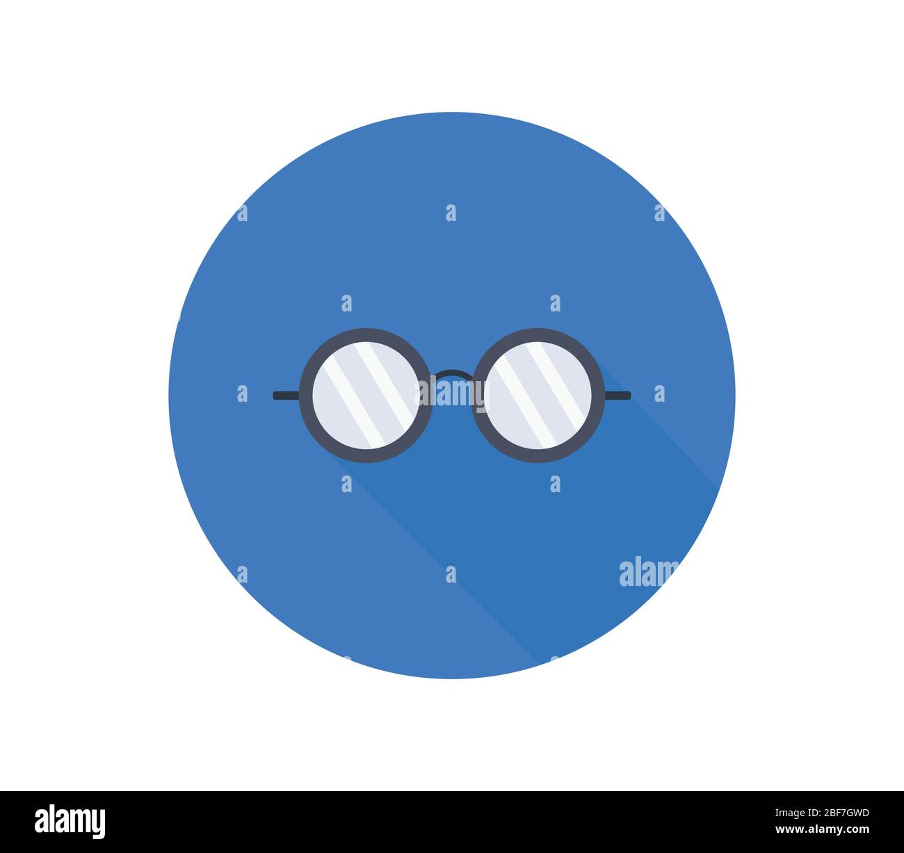glasses icon illustrated in vector on white background Stock Vector ...