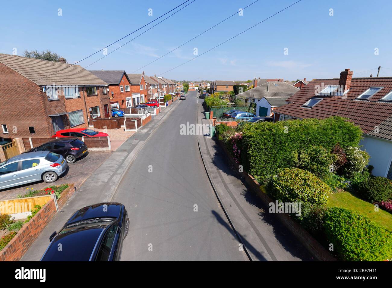 Looking along Lowther Drive in Swillington,Leeds Stock Photo Alamy