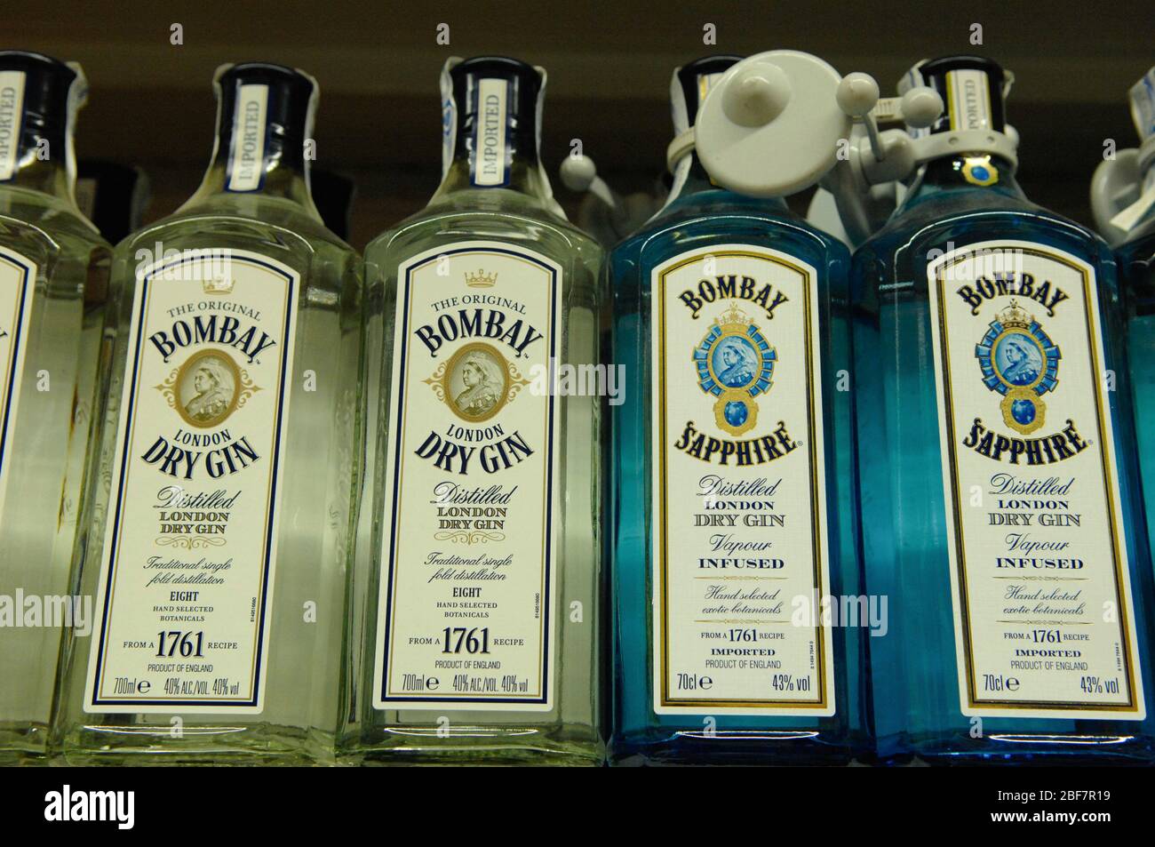 Bombay,London Dry Gin Stock Photo Alamy
